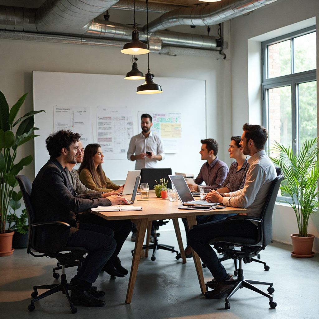 Echipa puterearo.com într-o sesiune de brainstorming